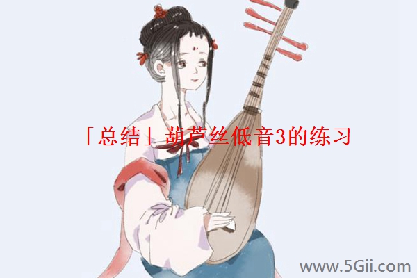 「总结」葫芦丝低音3的练习