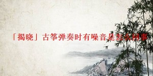 「揭晓」古筝弹奏时有噪音是怎么回事